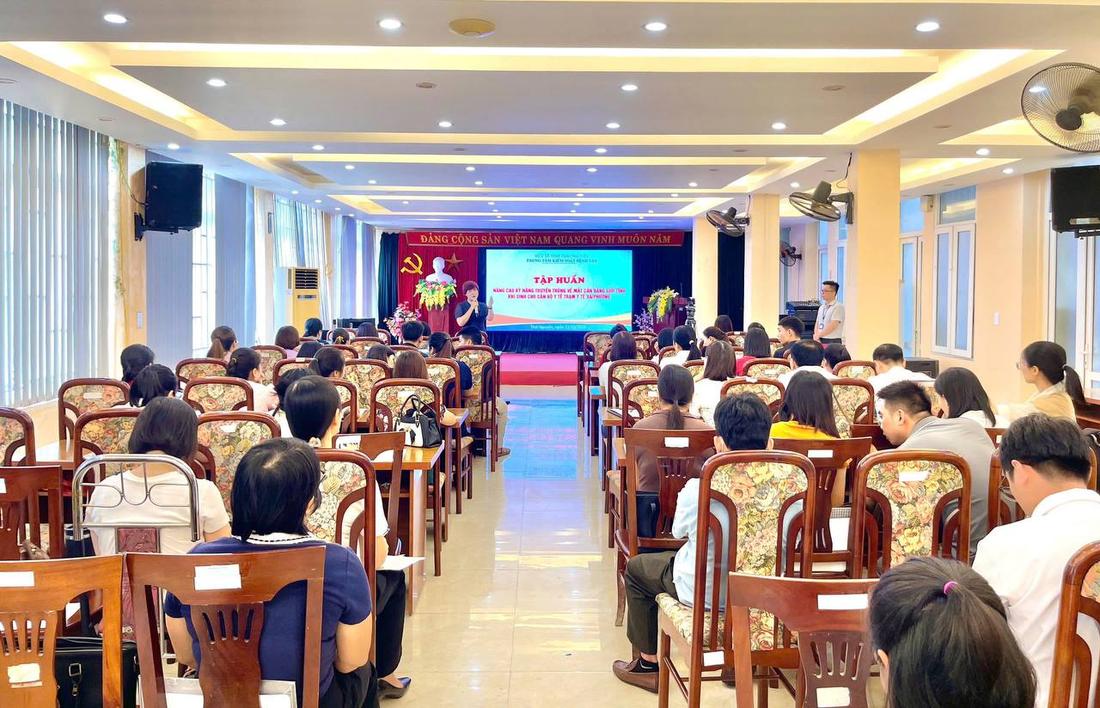 Toàn cảnh Lớp tập huấn nâng cao kỹ năng truyền thông về mất cân bằng giới tính khi sinh