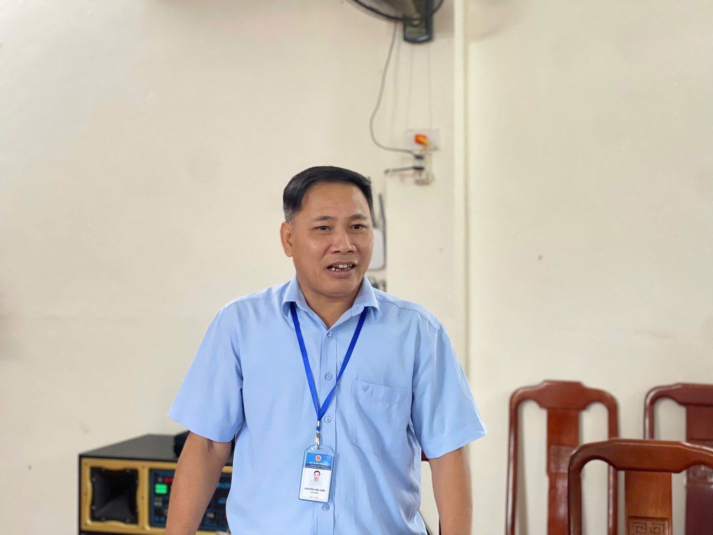 Đồng chí Nguyễn Hữu Kiên - Giám đốc Trung tâm Điều dưỡng và Phục hồi chức năng Tâm thần kinh Thái Nguyên phát động phong trào thi đua năm 2026.